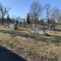 Highland Cemetery - Looking at the Canadian geese.
