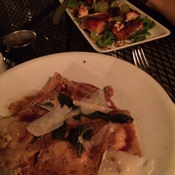 Coltivare - Pumpkin ricotta ravioli and wood grilled chicken - Italian Near Me - Houston, Texas Coltivare - Pumpkin ricotta ravioli and wood grilled chicken - Italian Near Me - Houston, Texas