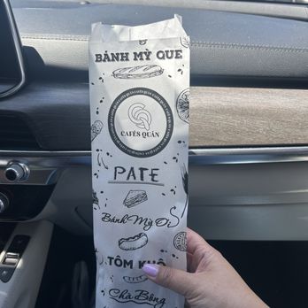 Cafes Quan - Giant bag for a little Banh Mi Que Pate / Bánh Mì Que Pate (2 pcs). They can save money by buying smaller bags - Coffee & Tea Near Me - San Jose, California