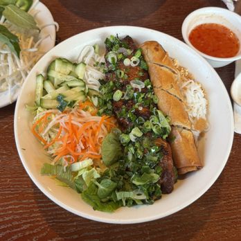 Pho 99 - Marinated Grilled Pork with Egg Rolls Vermicelli - Vietnamese Near Me - Seattle, Washington Pho 99 - Marinated Grilled Pork with Egg Rolls Vermicelli - Vietnamese Near Me - Seattle, Washington