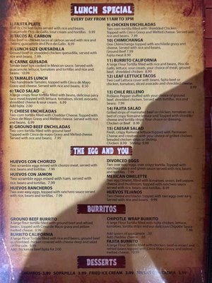 Menu photo 6 Cinco de Mayo Hueytown, AL