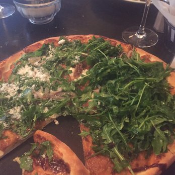 Pazzo - Fig, goat cheese and arugula pizza. - Italian Near Me - Red Bank, New Jersey Pazzo - Fig, goat cheese and arugula pizza. - Italian Near Me - Red Bank, New Jersey