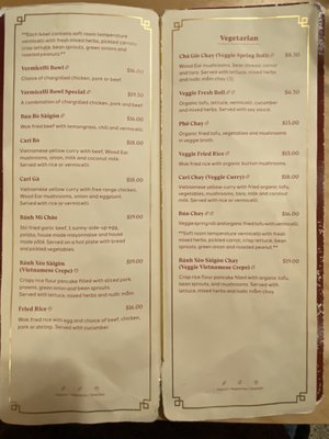 Menu photo 5 CoM Vietnamese Richmond, BC