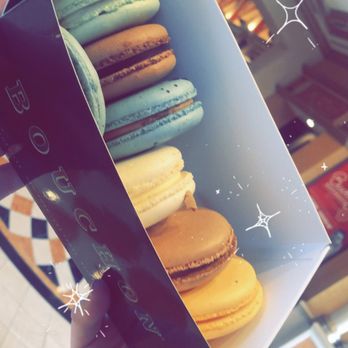 Bouchon - Giant macarons during Easter time. The Robins egg flavor was my favorite. - French Near Me - Las Vegas, Nevada