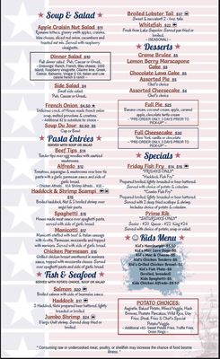 Menu photo 1 Rhinelander Cafe & Pub Rhinelander, WI Menu photo 1 Rhinelander Cafe & Pub Rhinelander, WI