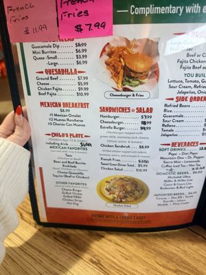 Menu photo 2 Lupe's Grove, OK Menu photo 2 Lupe's Grove, OK