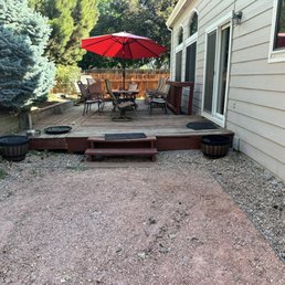 Old, 20 year old deck. Old, 20 year old deck.