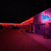 Photo of Blue Swallow Motel - Tucumcari, NM, United States. Courtyard of the motel.