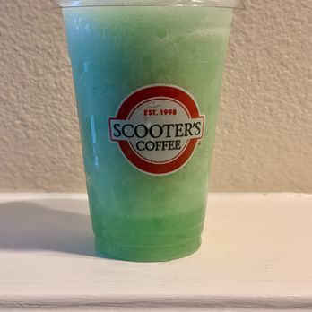 Scooter's Coffee - Blended Aquamarine Red Bull Infusion SF - Coffee & Tea Near Me - Tulsa, Oklahoma