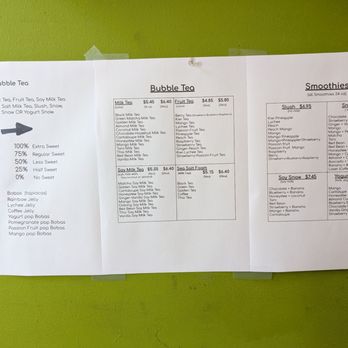 Boba Cha - Menu - Bubble Tea Near Me - Cincinnati, Ohio