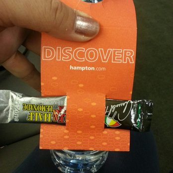 Hampton Inn & Suites Lafayette - Comes with a bottle of water from the Grab n Go breakfast brown bag. - Hotels Near Me - Lafayette, Louisiana