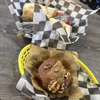 The Social Cafe & Lounge - I ordered the breakfast burrito and a banana nut muffin very delicious- - Cafes Near Me - Palm Springs, California