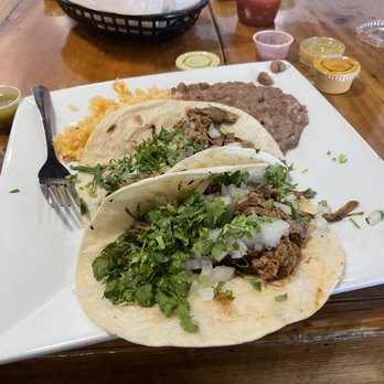Pueblo Viejo Riverside - Barbacoa taco plate - Mexican Near Me - Austin, Texas Pueblo Viejo Riverside - Barbacoa taco plate - Mexican Near Me - Austin, Texas
