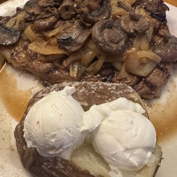 Texas Roadhouse - Smothered Ribeye - Steakhouses Near Me - Burlington, North Carolina