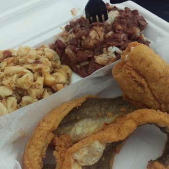 Kingdom Kare - Fish platter with mac and cheese and red beans and rice. The fish is whiting. - Child Care & Day Care Near Me - Odenton, Maryland Kingdom Kare - Fish platter with mac and cheese and red beans and rice. The fish is whiting. - Child Care & Day Care Near Me - Odenton, Maryland