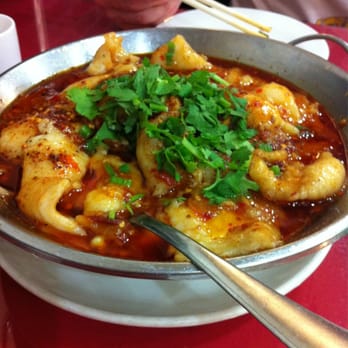 Szechuan House - Sliced fish with peppercorn. Yum! - Szechuan Near Me - Flushing, New York