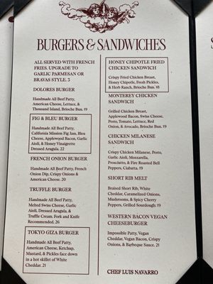 Menu photo 4 Dolores  Long Beach, CA