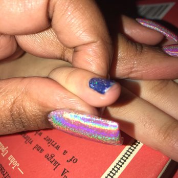 Spa Soiree & Lash Bar - That slight line at the tip of her finger is the cut.  We've cleaned it and treated it, hence the lack of redness. - Nail Salons Near Me - Kent, Washington