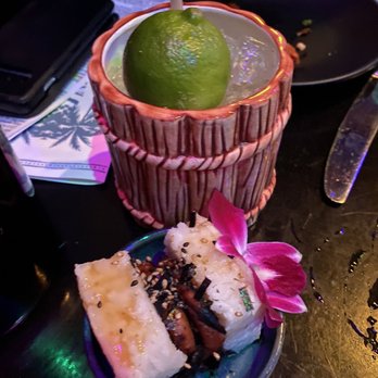 Adrift Tiki Bar - Drinks are so cute! Plus the spam musubi - Tiki Bars Near Me - Denver, Colorado Adrift Tiki Bar - Drinks are so cute! Plus the spam musubi - Tiki Bars Near Me - Denver, Colorado