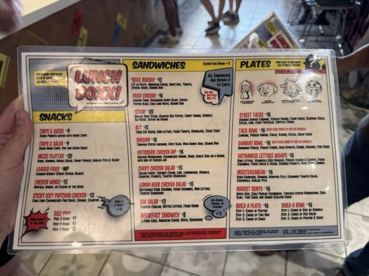 Menu photo 1 Lunchboxx Denver, CO