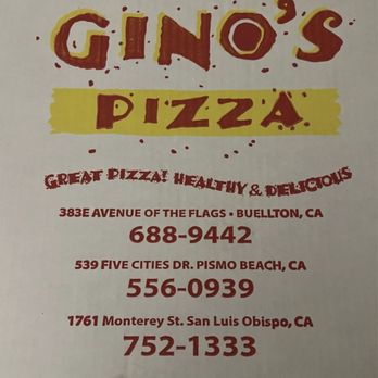 Gino's Pizza - Pizza Near Me - Pismo Beach, California