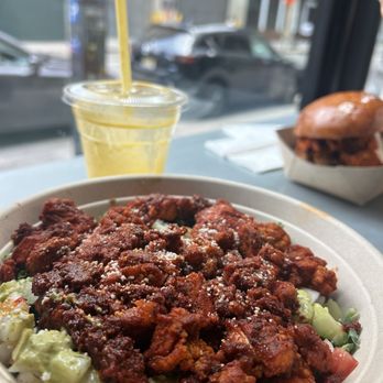 Rowdy Rooster - Fried Chicken Bowl ($14) - Chicken Shop Near Me - New York, New York