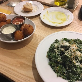 Pastaria - Risotto balls bad shaved kale - Italian Near Me - Nashville, Tennessee