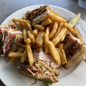 The Patio at Cafe Brauer - Turkey Club Sandwich - Cafes Near Me - Chicago, Illinois The Patio at Cafe Brauer - Turkey Club Sandwich - Cafes Near Me - Chicago, Illinois