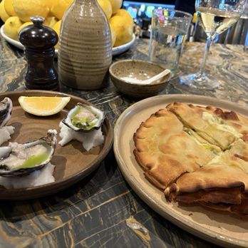 Amano - Oysters... one of the best I had!  Mozzarella focaccia ....oh so good! - Bakeries Near Me - Britomart, AUK