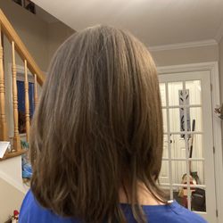 Richmond Hair Studio - Look at the large chunk of hair missing.
