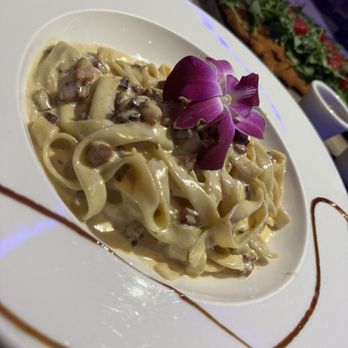 Le Sorelle Restaurant - Fettuccine alla Carbonara - Italian Near Me - Delray Beach, Florida Le Sorelle Restaurant - Fettuccine alla Carbonara - Italian Near Me - Delray Beach, Florida