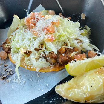 Senor Baja - Al pastor tostada - Mexican Near Me - Rancho Cucamonga, California Senor Baja - Al pastor tostada - Mexican Near Me - Rancho Cucamonga, California