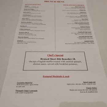Ouisie's Table - Brunch Cocktails Menu - New American Near Me - Houston, Texas Ouisie's Table - Brunch Cocktails Menu - New American Near Me - Houston, Texas