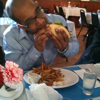 Agape Grill - My buddy enjoying an awesome gyro - Greek Near Me - Sunnyvale, California Agape Grill - My buddy enjoying an awesome gyro - Greek Near Me - Sunnyvale, California