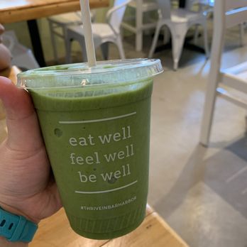 Thrive Juice Bar & Kitchen - Jungle Green smoothie - Salad Near Me - Bar Harbor, Maine Thrive Juice Bar & Kitchen - Jungle Green smoothie - Salad Near Me - Bar Harbor, Maine