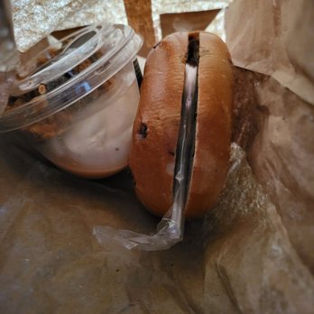 Panera Bread - Instead of cream cheese I got a  surprise. - Sandwiches Near Me - Gaithersburg, Maryland