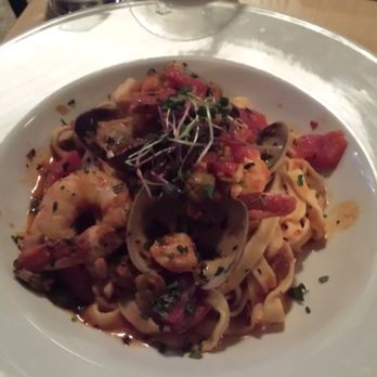 Woodwork - House pasta. Great seafood, but the noodles were not al dente. - Canadian (New) Near Me - Edmonton, Alberta Woodwork - House pasta. Great seafood, but the noodles were not al dente. - Canadian (New) Near Me - Edmonton, Alberta