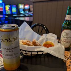 Devaney's Sports Pub - Mozzarella sticks and dranks