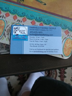 fairfield bait and tackle