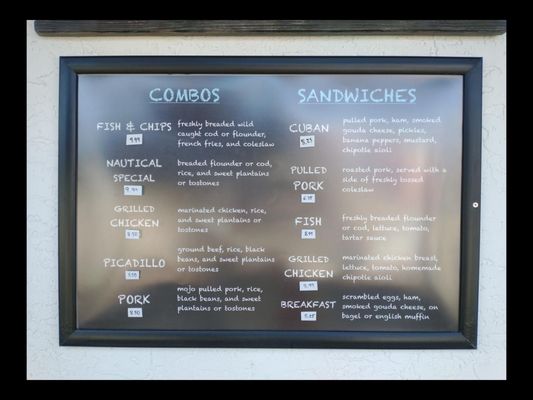Menu photo 7 Nautical Cafe Melbourne Beach, FL