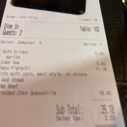 Receipt 4.21.26