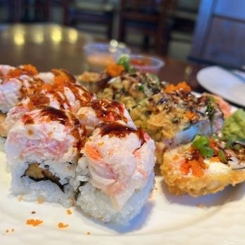 Sakura Sushi and Hibachi - Gold point roll and the Heart Attack 911 Roll - Sushi Bars Near Me - Gretna, Louisiana