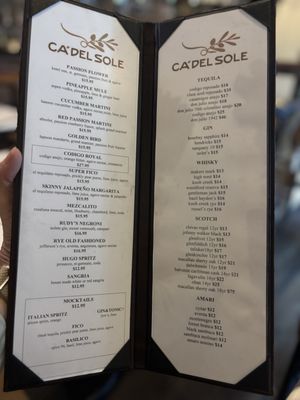 Menu photo 8 Ca Del Sole Toluca Lake, CA