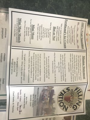 Menu photo 2 The Filling Station Troy, ID Menu photo 2 The Filling Station Troy, ID