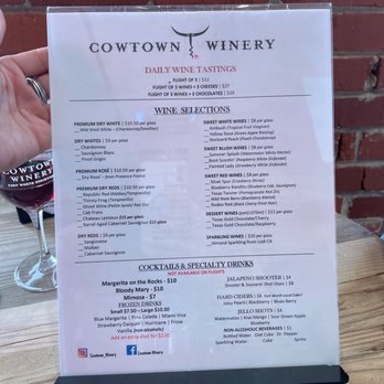 Cowtown Winery - Menu - Wineries Near Me - Fort Worth, Texas Cowtown Winery - Menu - Wineries Near Me - Fort Worth, Texas