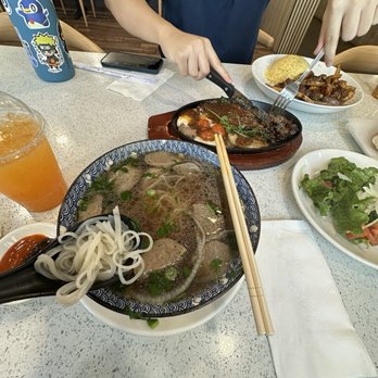 Hot Stone Pho - beef ball pho - Vietnamese Near Me - Rosemead, California
