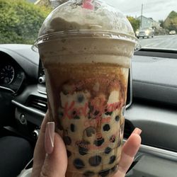 Kool Beanz Coffee & Ice cream - Brown sugar with extra boba (blended)