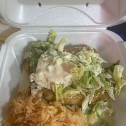 Tecate Mexican Grill - Chimichangas with beef