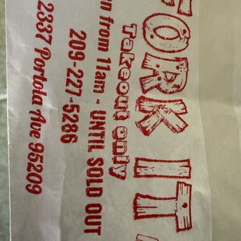 Fork It - Sandwiches Near Me - Stockton, California