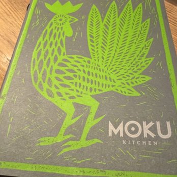 Moku Kitchen - Another pic of their menu except with green cover - Cocktail Bars Near Me - Honolulu, Hawaii Moku Kitchen - Another pic of their menu except with green cover - Cocktail Bars Near Me - Honolulu, Hawaii